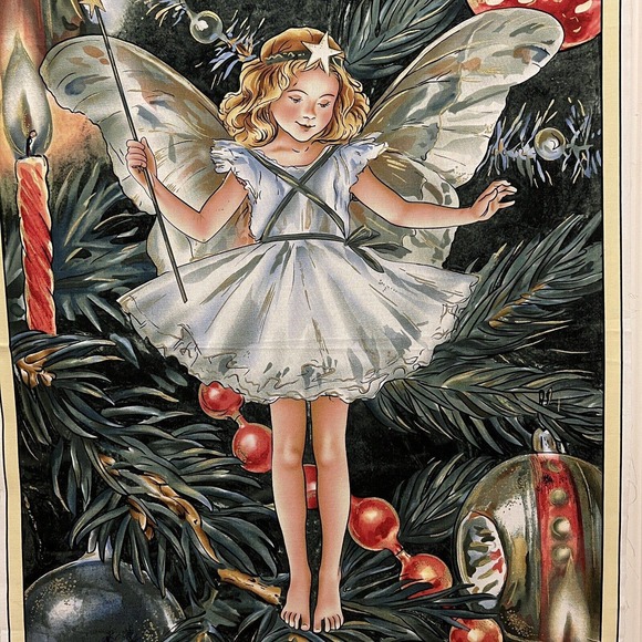 Keepsake Quilting Kit Christmas Tree Fairy Wall Quilt Kit 5877 22x42 2008 NIP - Picture 1 of 8